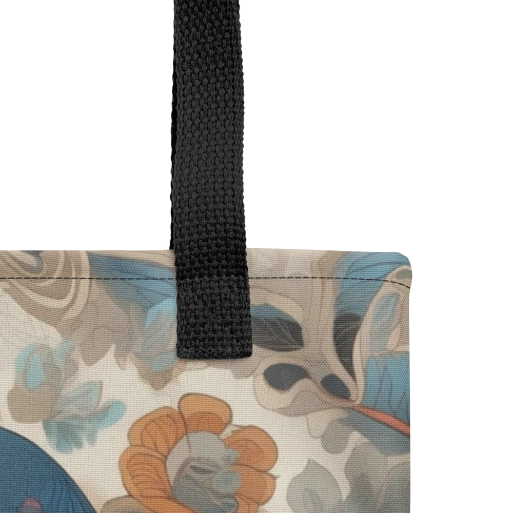 Cobalt Aviary on Tote Bag — Product details