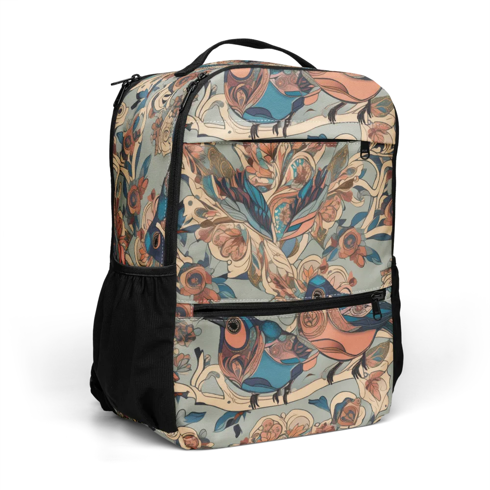 Avian Reverie on Utility Backpack — Right Front