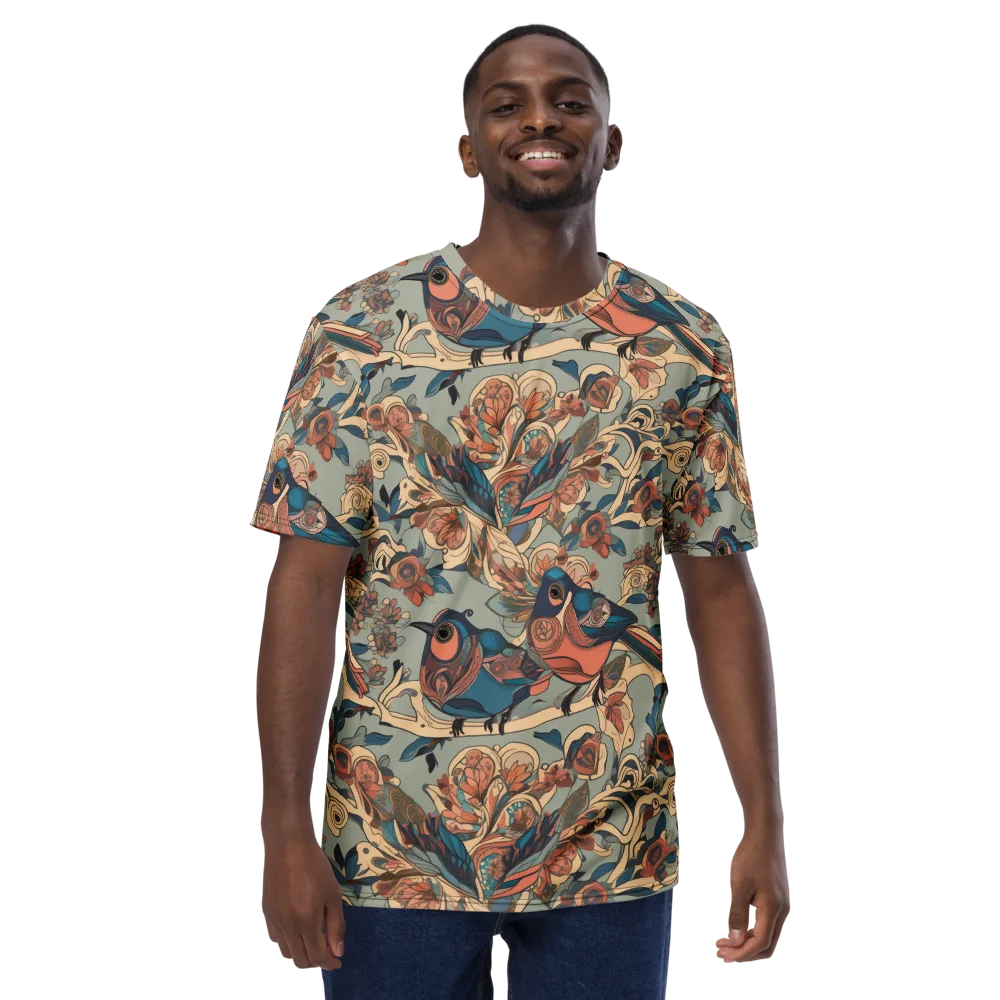 Avian Reverie on Men's Crew Neck T-Shirt — Front