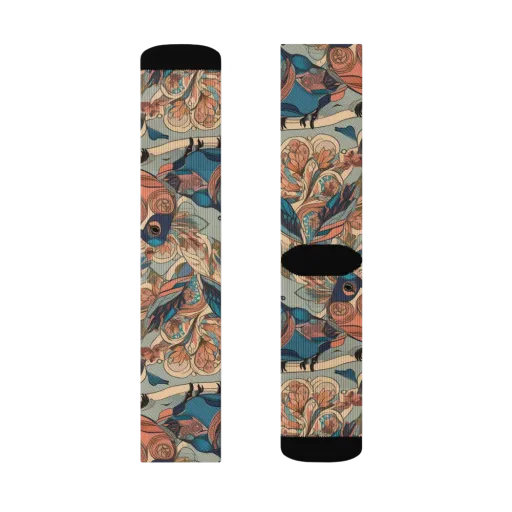 Avian Reverie on a Socks