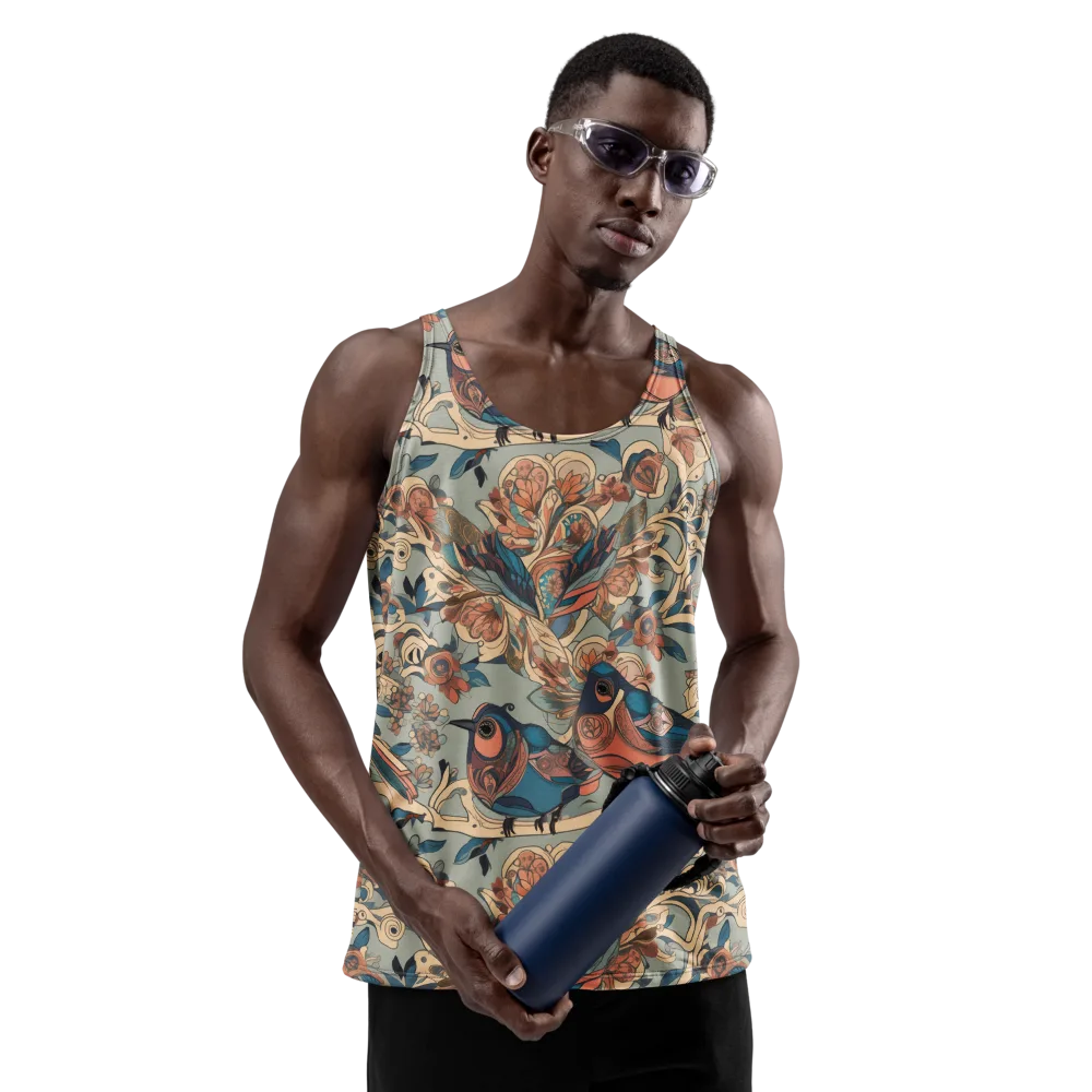 Avian Reverie on Men's Tank Top — Front