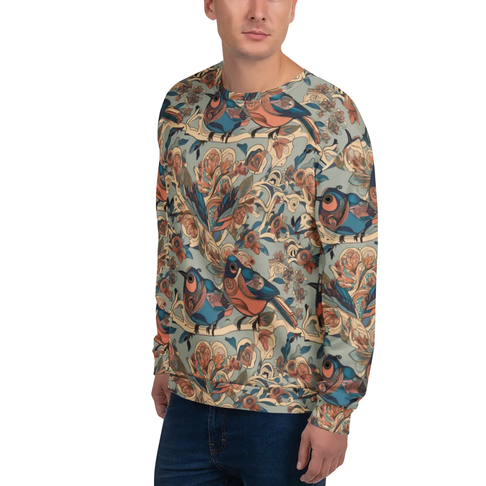 Avian Reverie on Sweatshirt — Left Front