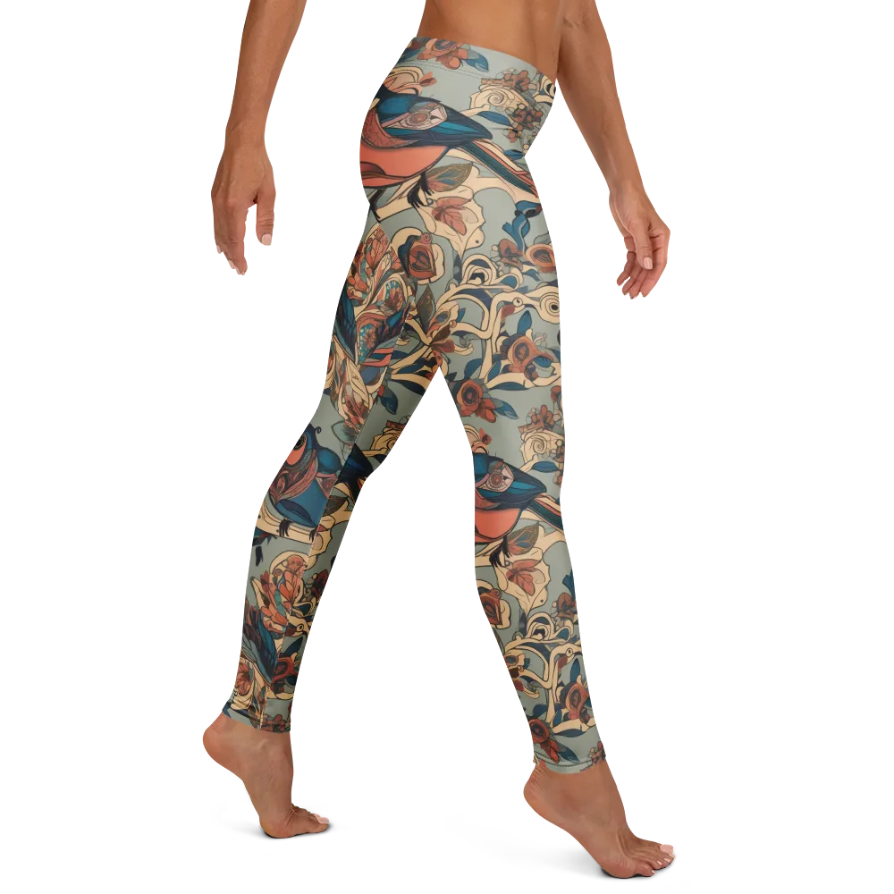 Avian Reverie on Leggings — Right