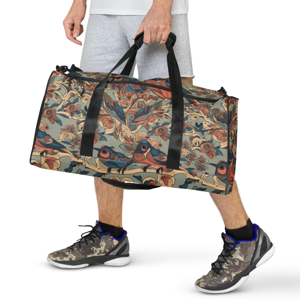 Avian Reverie on Duffle Bag — Front