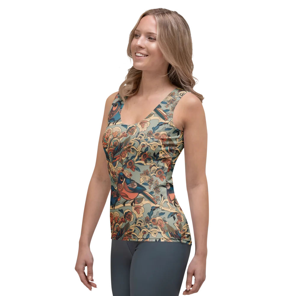 Avian Reverie on Women's Tank Top — Left Front