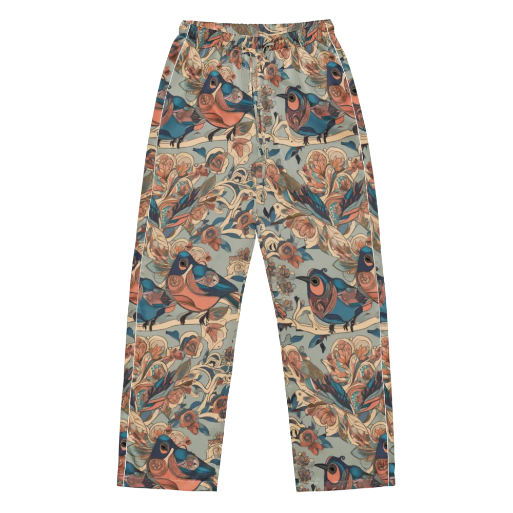 Avian Reverie on Women's Pajama Pants — Front