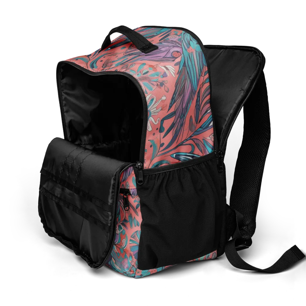 Coral Aviary on Utility Backpack — Product details 2