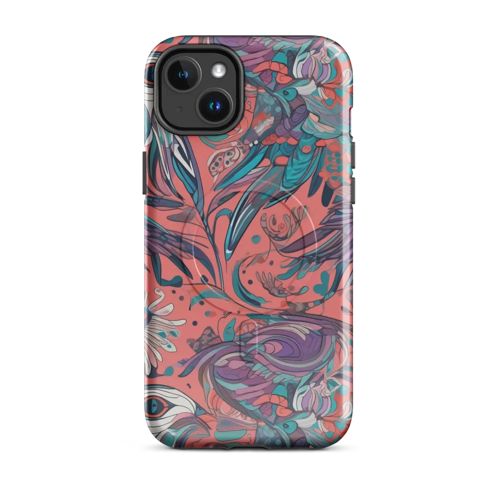 Coral Aviary on MagSafe Tough Case for iPhone® — Front