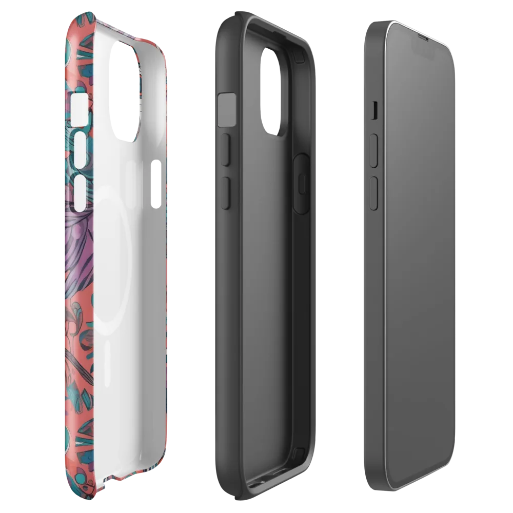 Coral Aviary on MagSafe Tough Case for iPhone® — Front