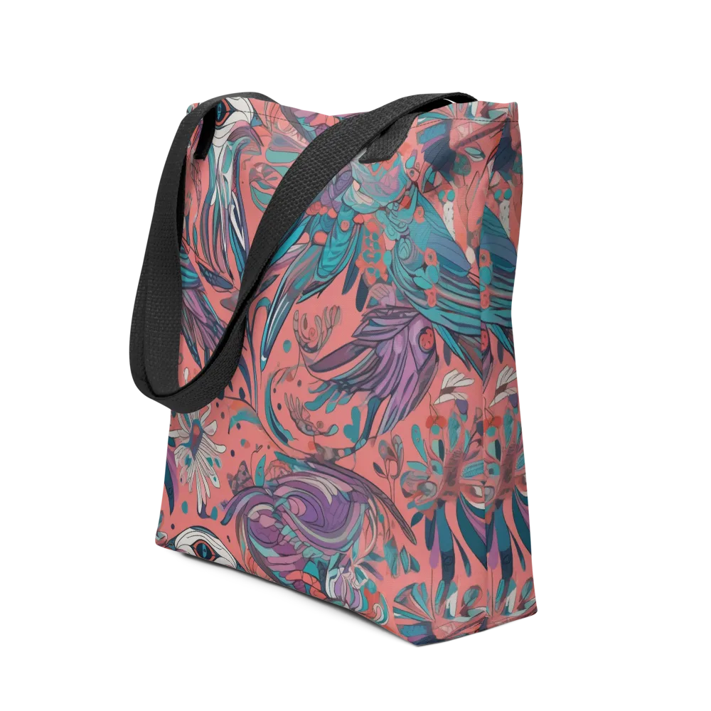 Coral Aviary on Tote Bag — Front