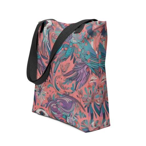 Coral Aviary on a Tote Bag