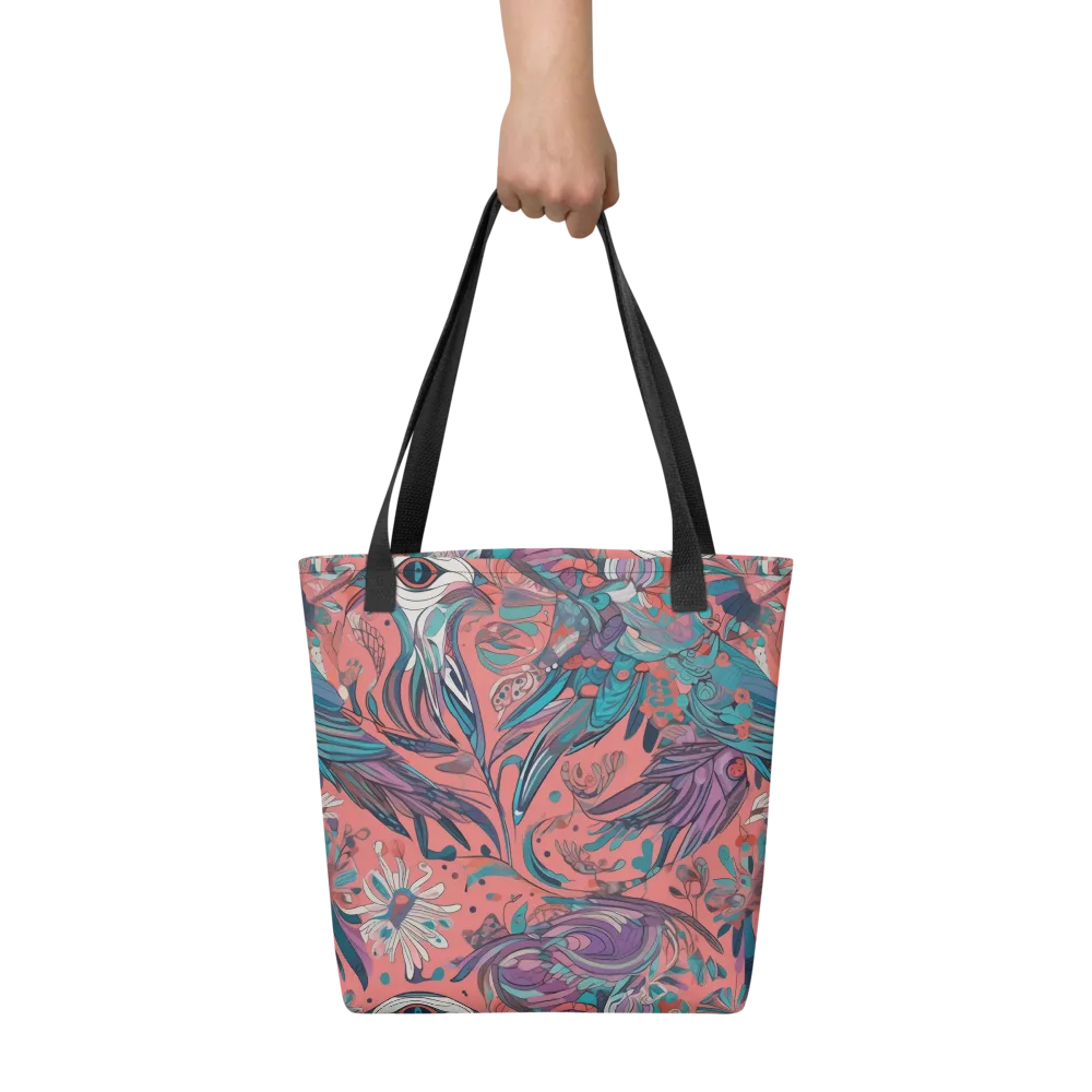 Coral Aviary on Tote Bag — Front