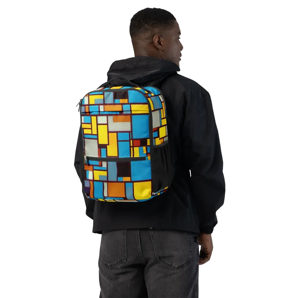 Bauhaus Blaze on Utility Backpack — Back