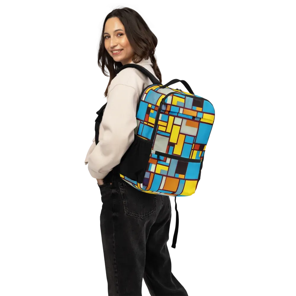 Bauhaus Blaze on Utility Backpack — Back