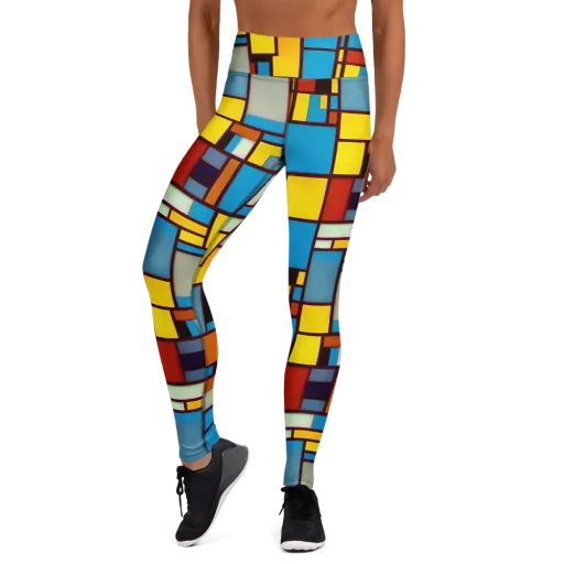 Bauhaus Blaze on a Yoga Leggings