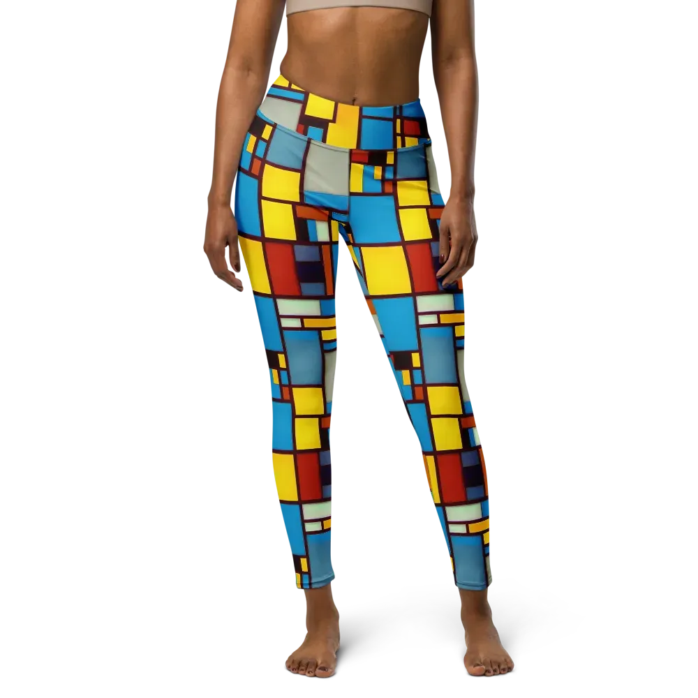Bauhaus Blaze on Yoga Leggings — Front