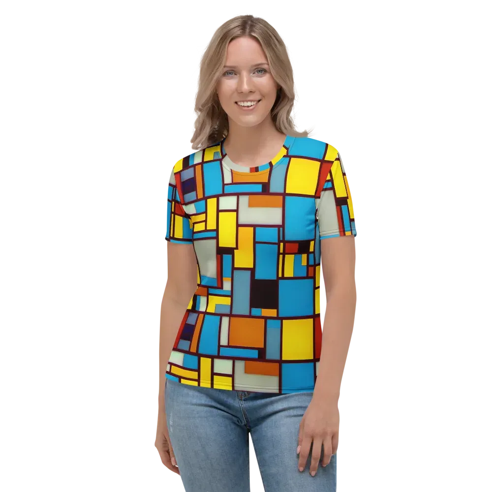 Bauhaus Blaze on Women's Crew Neck T-Shirt — Front