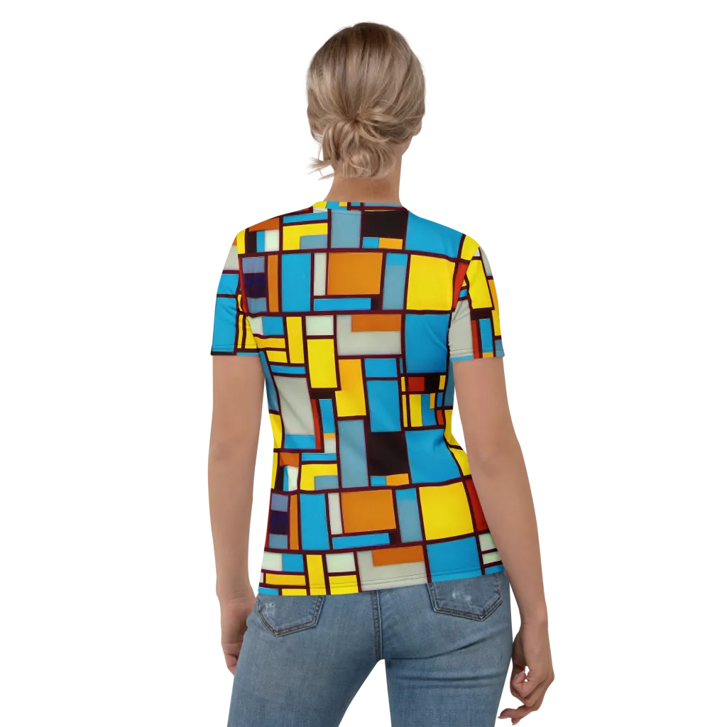 Bauhaus Blaze on Women's Crew Neck T-Shirt — Back