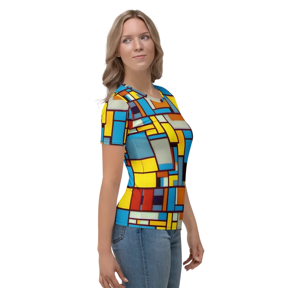Bauhaus Blaze on Women's Crew Neck T-Shirt — Right