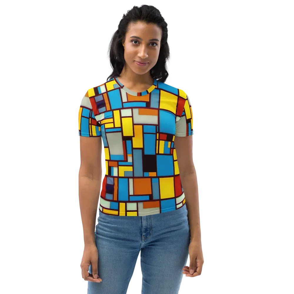 Bauhaus Blaze on Women's Crew Neck T-Shirt — Front