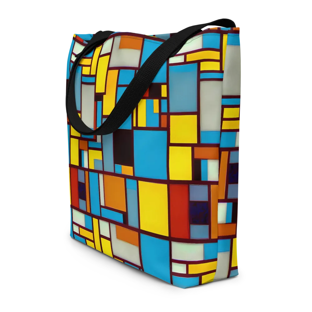 Bauhaus Blaze on Large Tote Bag W/ Pocket — Front
