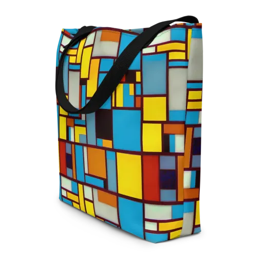 Bauhaus Blaze on a Large Tote Bag W/ Pocket
