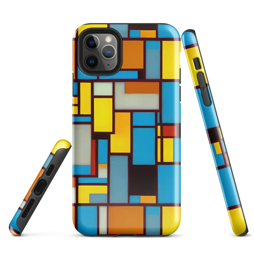 Bauhaus Blaze on Tough Case for iPhone® — Front