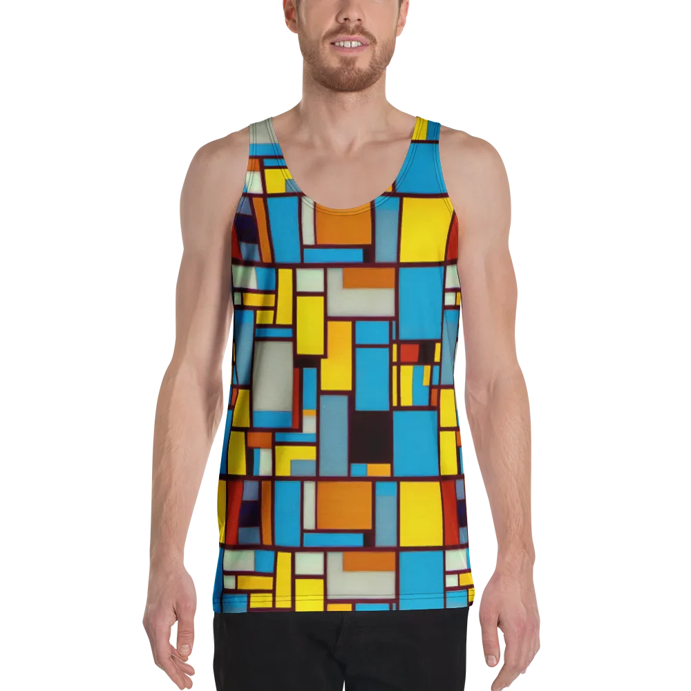 Bauhaus Blaze on Men's Tank Top — Front