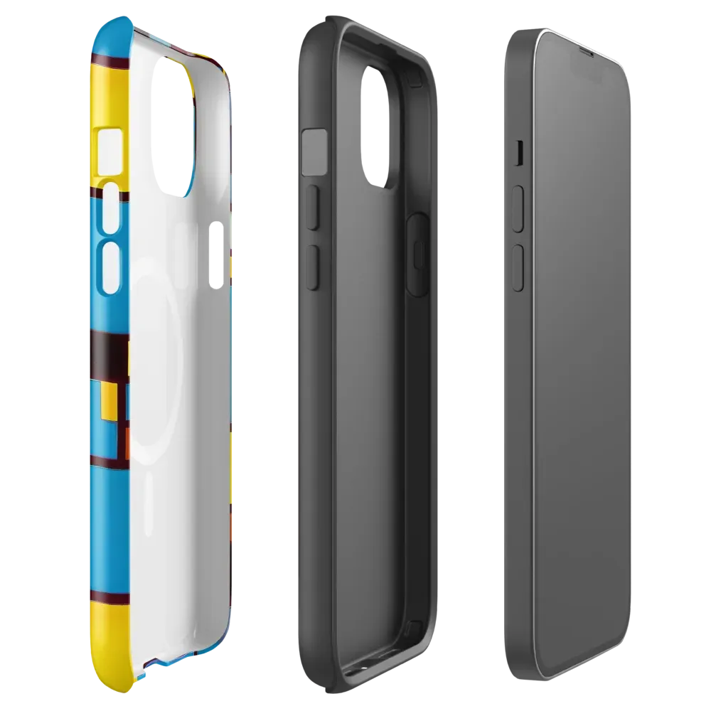 Bauhaus Blaze on MagSafe Tough Case for iPhone® — Front
