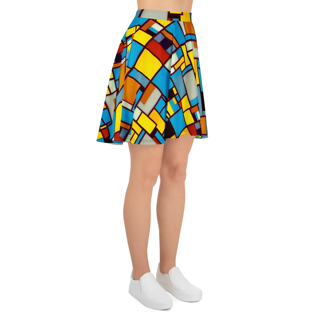 Bauhaus Blaze on Skater Skirt — Right
