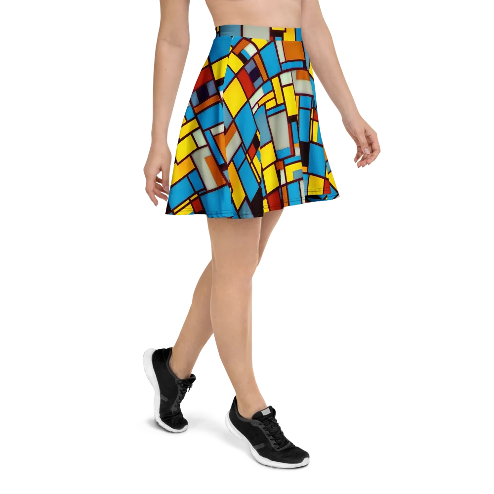 Bauhaus Blaze on Skater Skirt — Right
