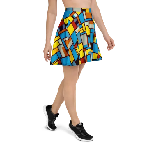 Bauhaus Blaze on a Skater Skirt