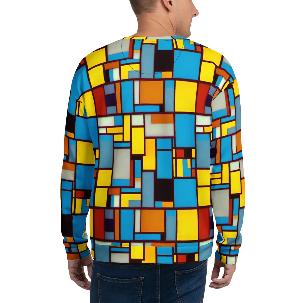 Bauhaus Blaze on Sweatshirt — Back