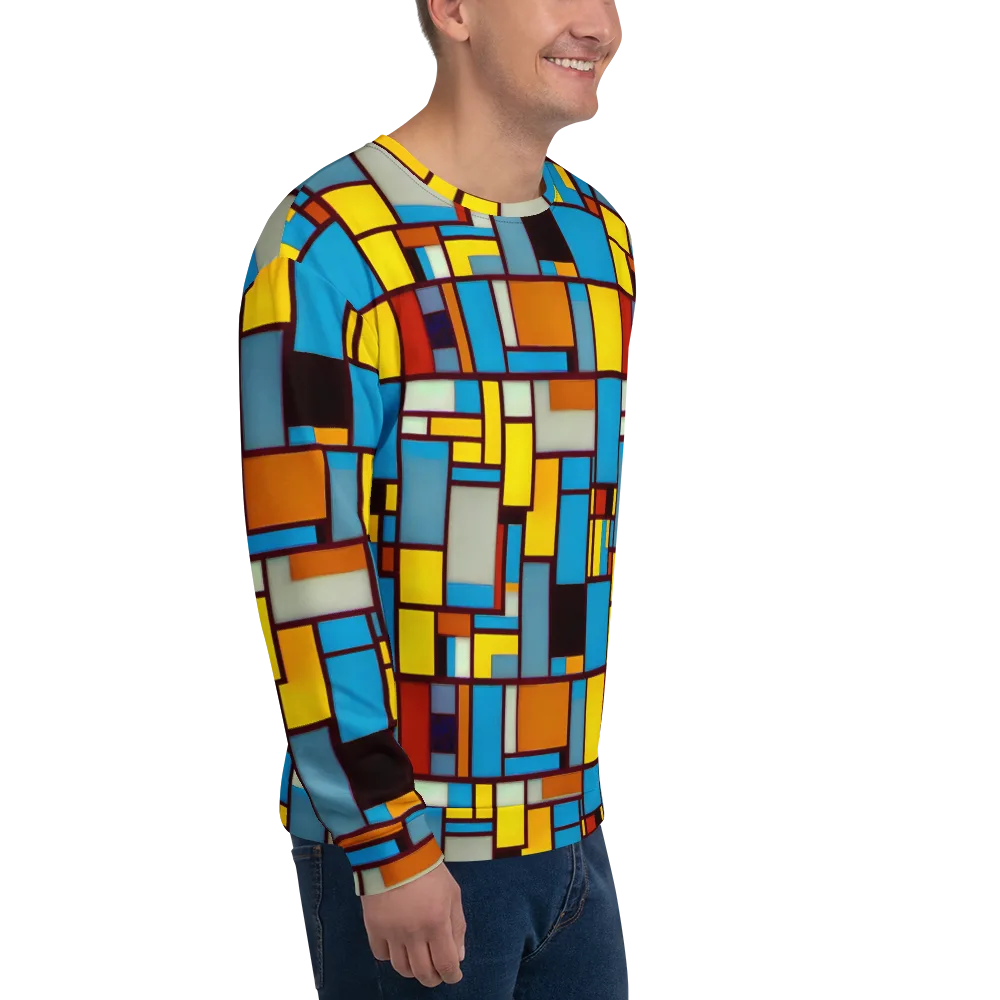 Bauhaus Blaze on Sweatshirt — Right Front
