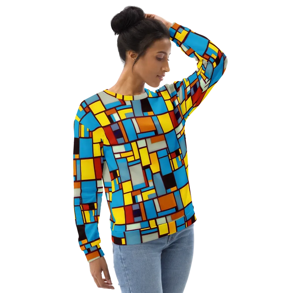 Bauhaus Blaze on Sweatshirt — Right Front