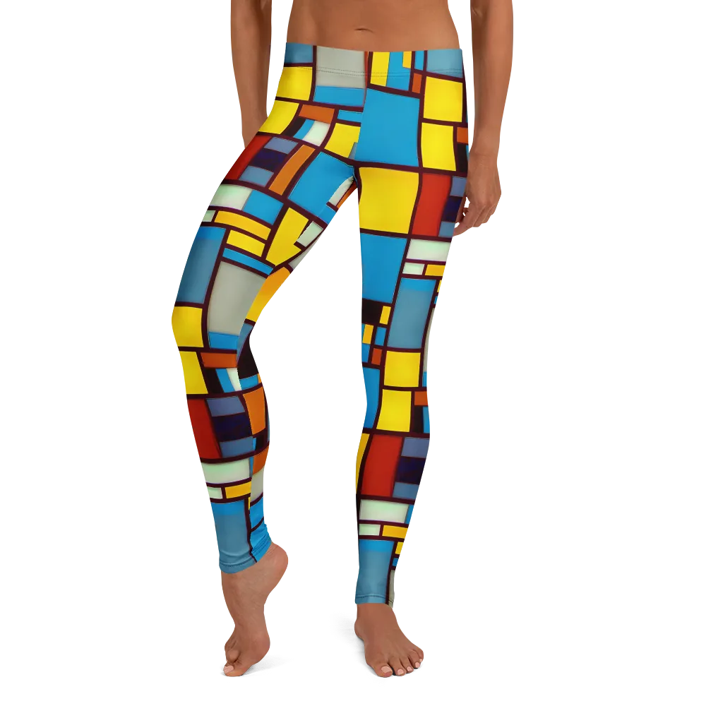 Bauhaus Blaze on Leggings — Front