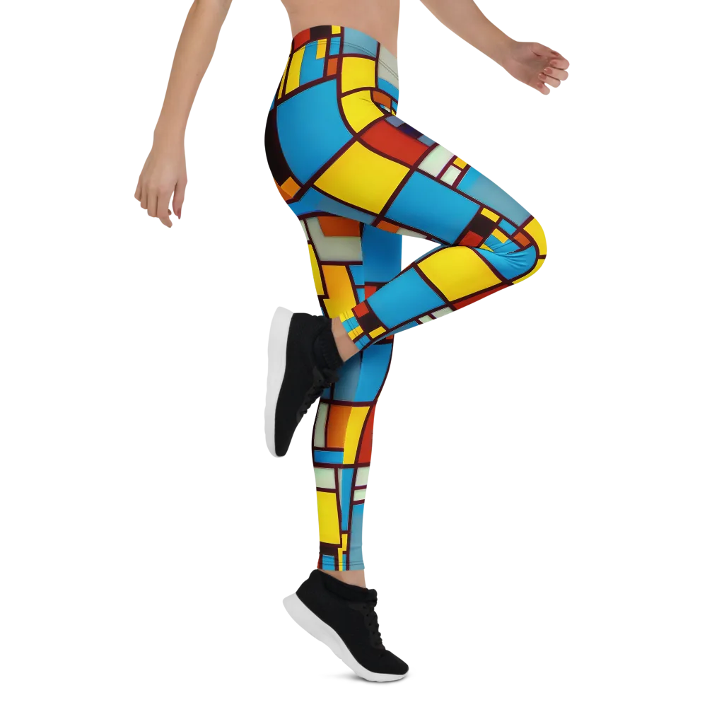 Bauhaus Blaze on Leggings — Right