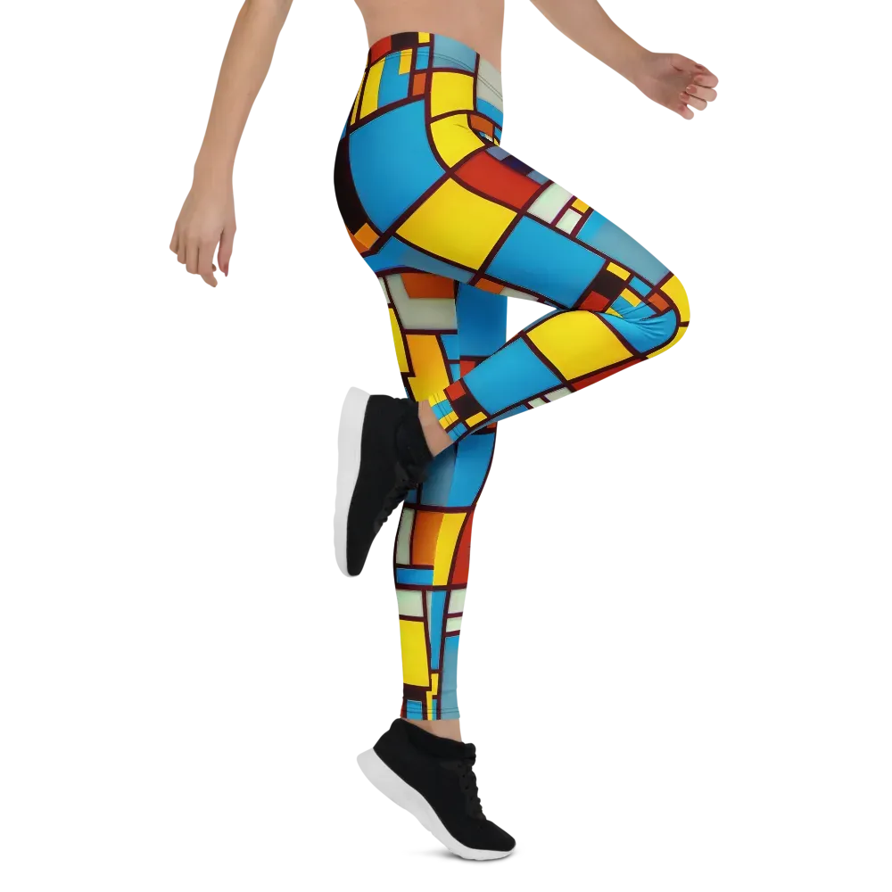 Bauhaus Blaze on Leggings — Right
