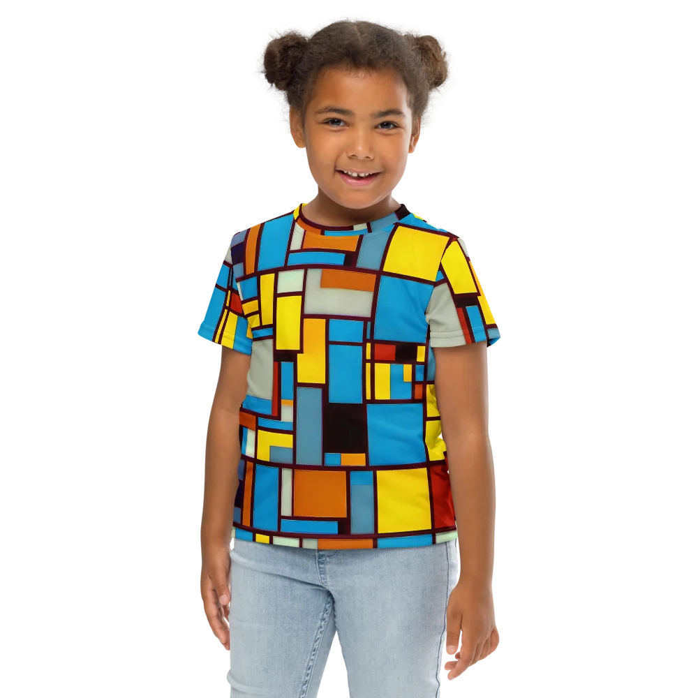 Bauhaus Blaze on Kids Crew Neck T-Shirt — Front