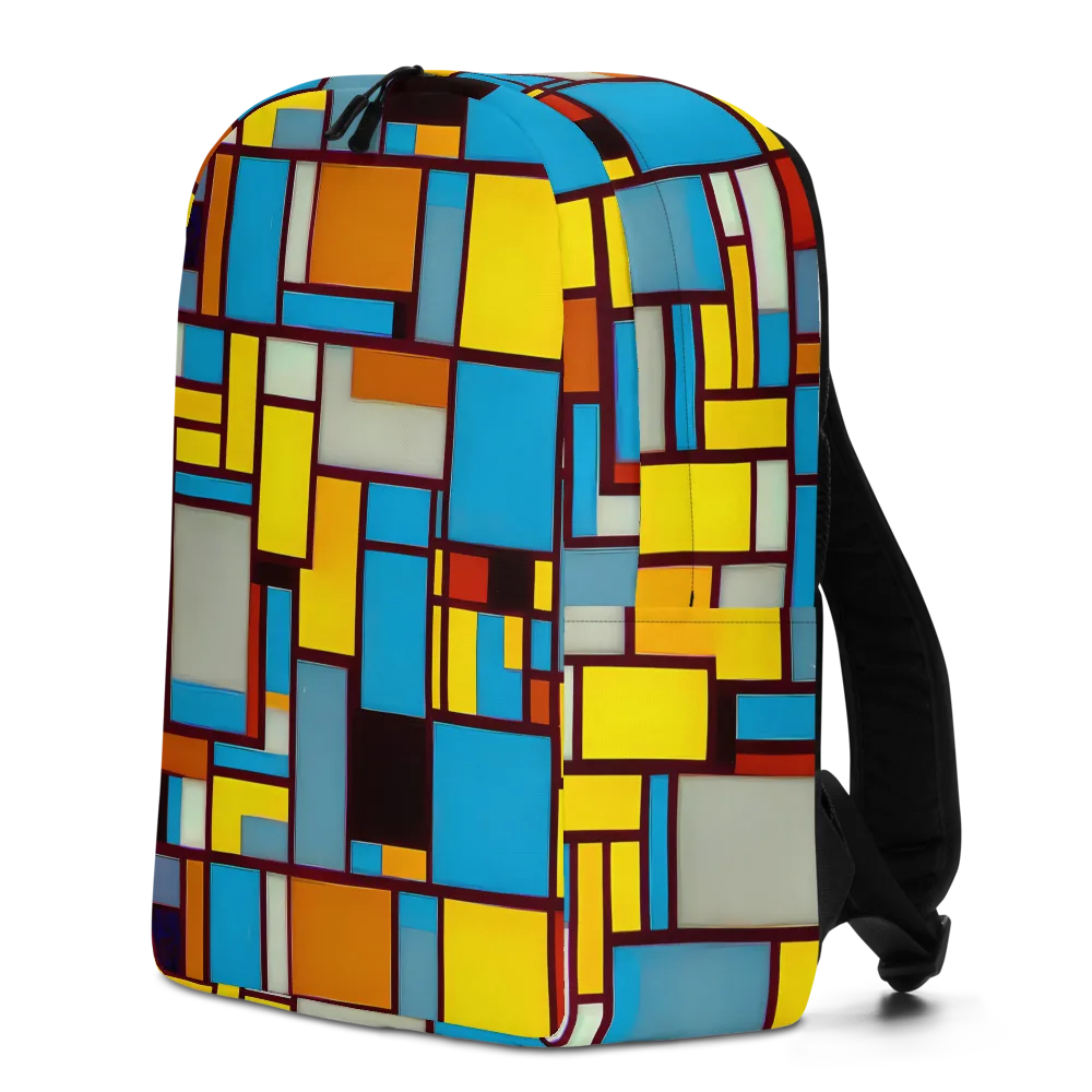 Bauhaus Blaze on Minimalist Backpack — Left