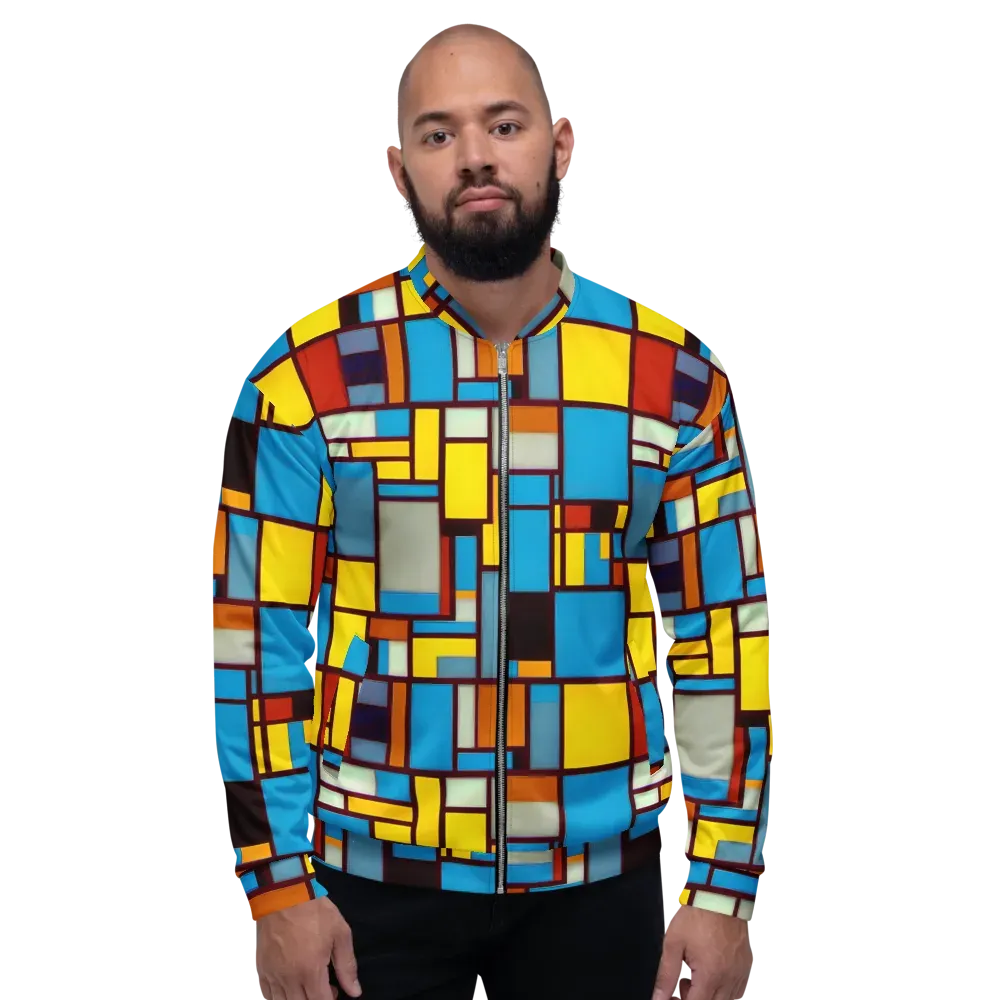 Bauhaus Blaze on Bomber Jacket — Front