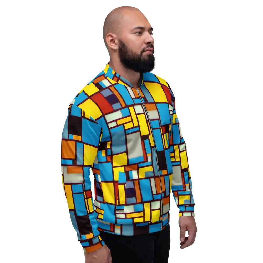 Bauhaus Blaze on Bomber Jacket — Right