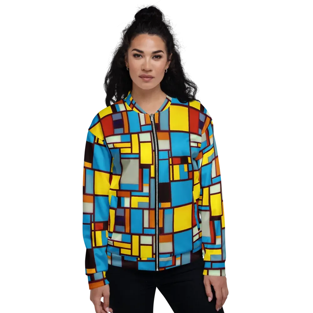Bauhaus Blaze on Bomber Jacket — Front
