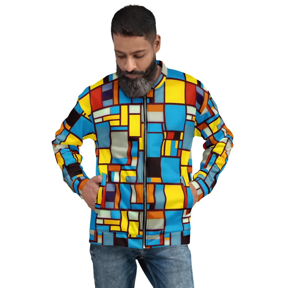 Bauhaus Blaze on Bomber Jacket — Front