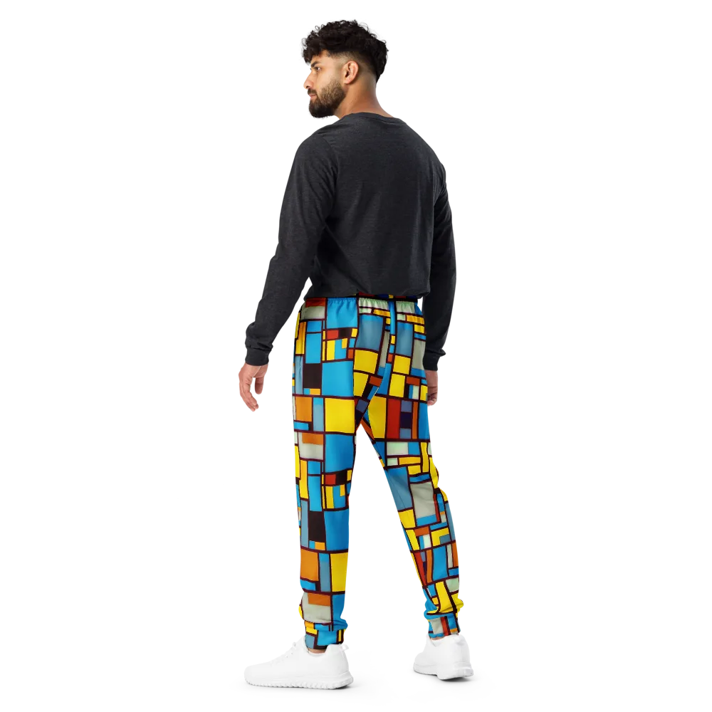 Bauhaus Blaze on Men's Joggers — Back