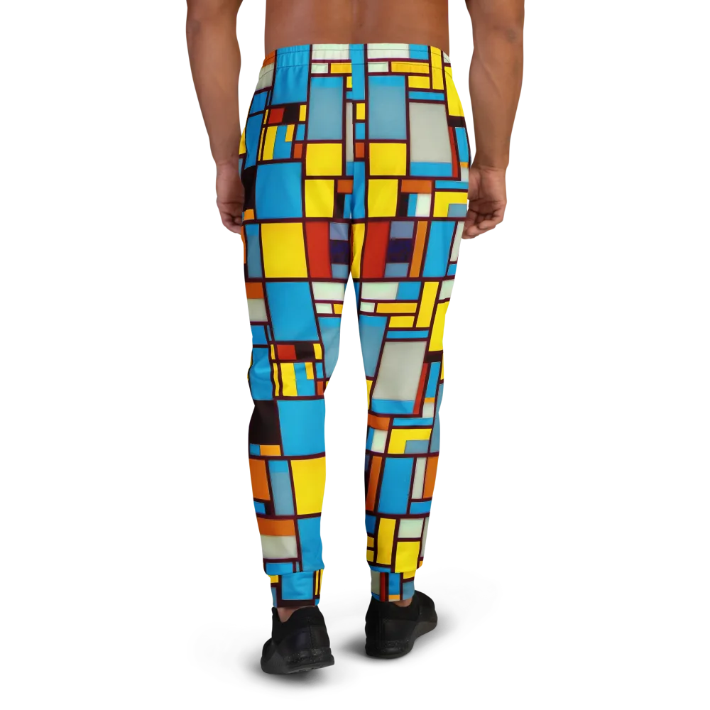 Bauhaus Blaze on Men's Joggers — Back