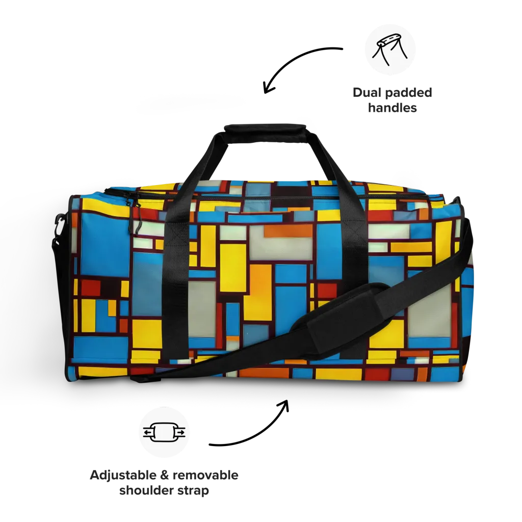 Bauhaus Blaze on Duffle Bag — Front