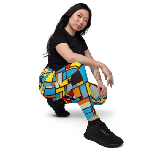 Bauhaus Blaze on a Leggings with Pockets