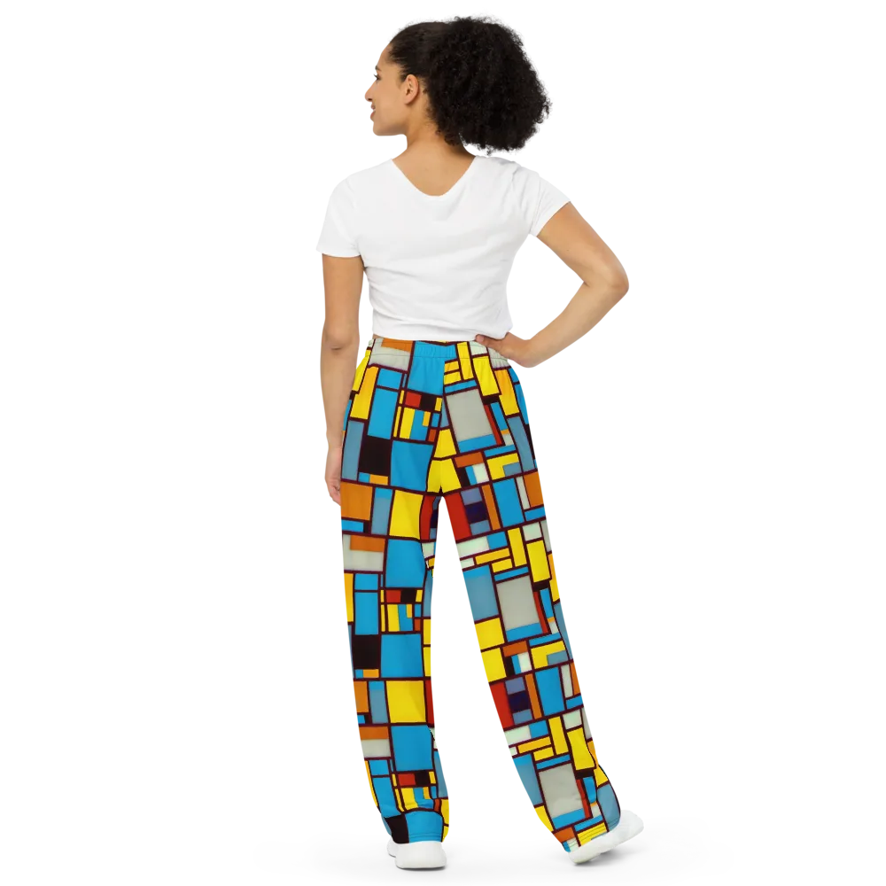 Bauhaus Blaze on Wide-Leg Pants — Back