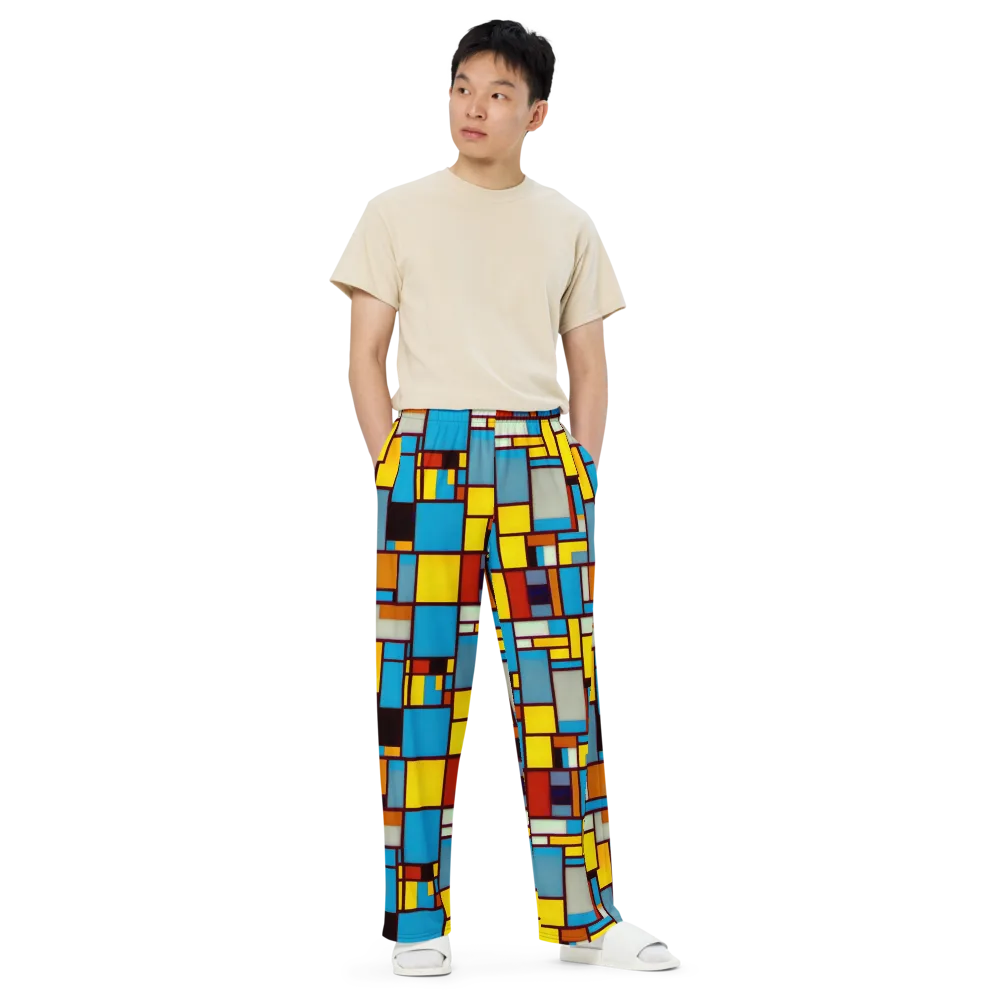 Bauhaus Blaze on Wide-Leg Pants — Front